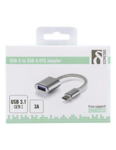 USB-C – USB-A 3.1 Gen 1 - adapter, Silver 2