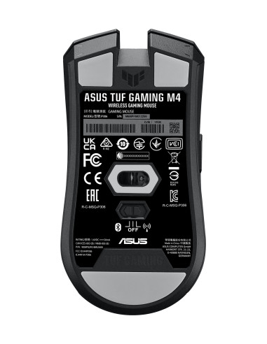 TUF Gaming M4 Wireless mouse Right-hand RF Wireless + Bluetooth Optical 12000 DPI