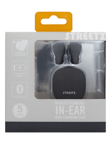 True Wireless in-ear, dual ear Auricolare True Wireless Stereo (TWS) Musica e Chiamate USB tipo-C Bluetooth Nero