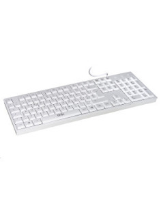 Tastiera con cavo usb colore bianco