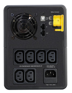 Back-UPS 1600VA 230V AVR 6x IEC Sockets Black 2
