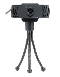 Webcam con Microfono W300 - Full HD- 30FPS- USB- treppiede