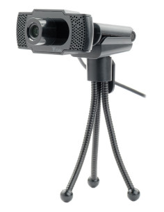 Webcam con Microfono W300 - Full HD- 30FPS- USB- treppiede 2