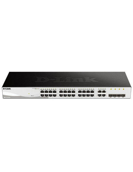 Switch di rete RJ45/SFP 24+4 porte  Gigabit Ethernet (10/100/1000), Full duplex, Montaggio rack, 1U