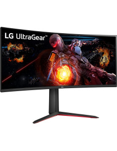 34" UltraGear Gaming QHD 160Hz 1ms 21:9 Curvo 1800R Speakers14W Tilt/HAS FreeSync Premium Screen Split HDR 10 Nero/Rosso 2