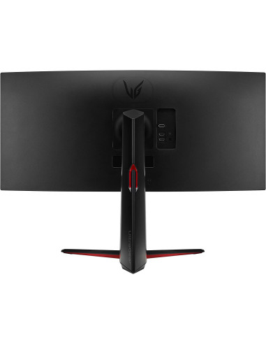34" UltraGear Gaming QHD 160Hz 1ms 21:9 Curvo 1800R Speakers14W Tilt/HAS FreeSync Premium Screen Split HDR 10 Nero/Rosso