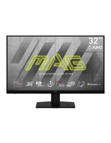 32" MAG 323UPFDE 4K UHD rapidIPS 160Hz 1ms FreeSync Premium HDR600
