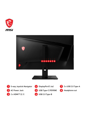 32" MAG 323UPFDE 4K UHD rapidIPS 160Hz 1ms FreeSync Premium HDR600