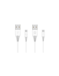 1,5mt Cavi Dati Usb/Usb-C 3.1 Bianco