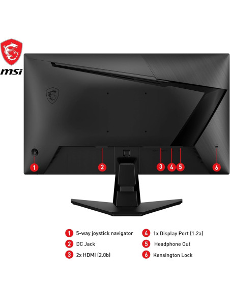 24.5'' FHD 180Hz 1ms (GtG) IPS FreeSync Premium Frameless G255FDE
