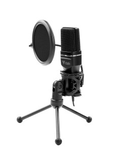 Microfono a Condensatore M100 - USB- treppiede- filtro antipop e spugna- audio professionale