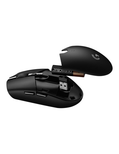 G G305 mouse Gaming Right-hand RF Wireless + Bluetooth Optical 12000 DPI Black