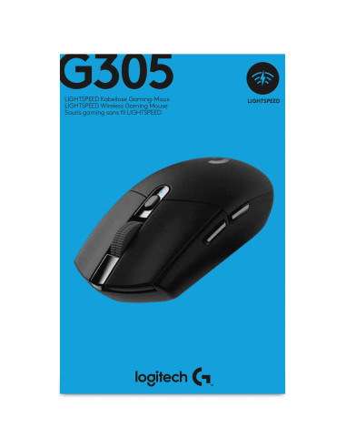 G G305 mouse Gaming Right-hand RF Wireless + Bluetooth Optical 12000 DPI Black