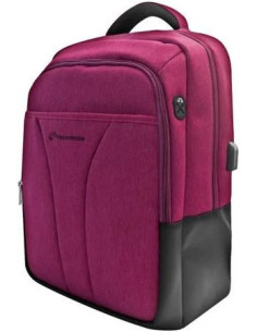 15.6" Zaino per Notebook con USB, Purple