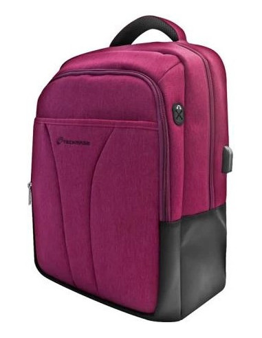 15.6" Zaino per Notebook con USB, Purple