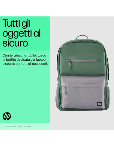 15.6" Zaino Campus Green