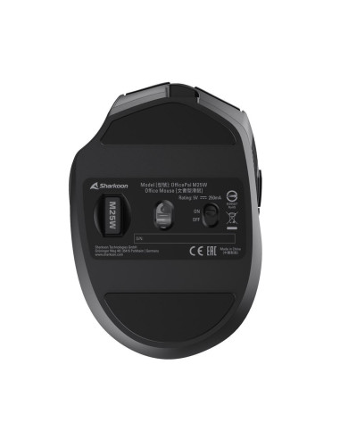 OfficePal M25W Mouse Right-hand RF Wireless + USB Type-C Optical 4000 DPI Black