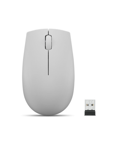 Mouse Ufficio Ambidestro RF Wireless Ottico 1000 DPI Light Grey