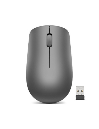 Mouse Ufficio Ambidestro RF Wireless Ottico 1000 DPI Light Black