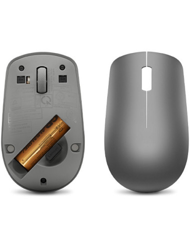 Mouse Ufficio Ambidestro RF Wireless Ottico 1000 DPI Light Black