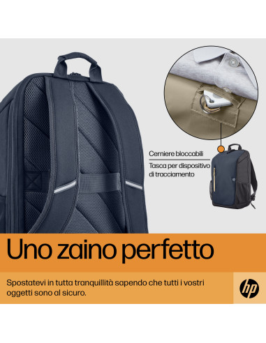 15,6'' Zaino per laptop Travel Blue Night da 18 litri