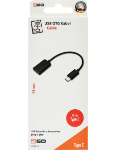 0,15 mt Cavo USB Afemina/Typ-C OTG Host 2
