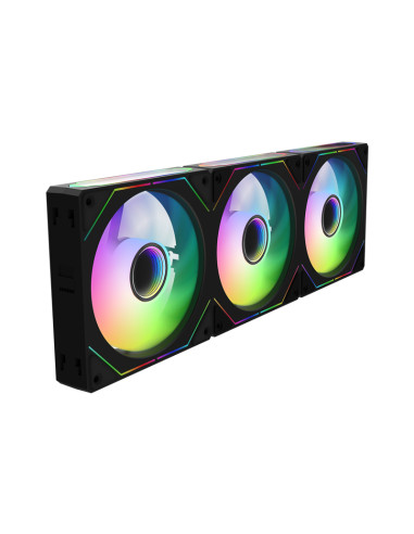 INFINITY Ventole per Case 3x 12cm Nero