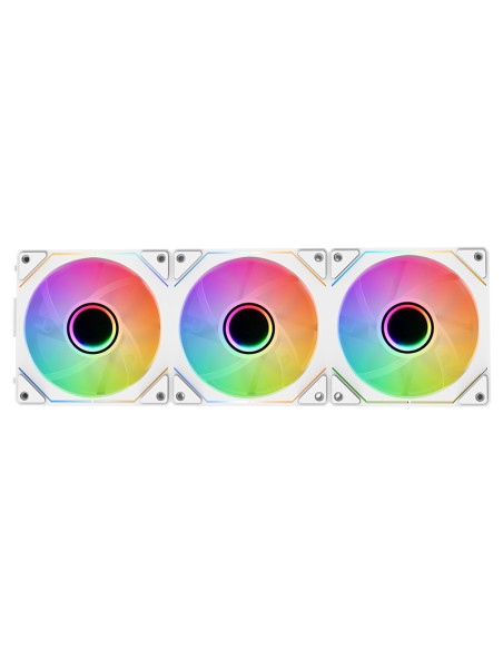 INFINITY Ventole per Case 3x 12cm Bianco