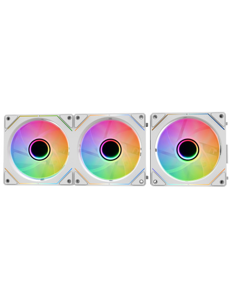INFINITY Ventole per Case 3x 12cm Bianco