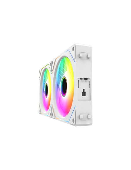 INFINITY Ventole per Case 3x 12cm Bianco