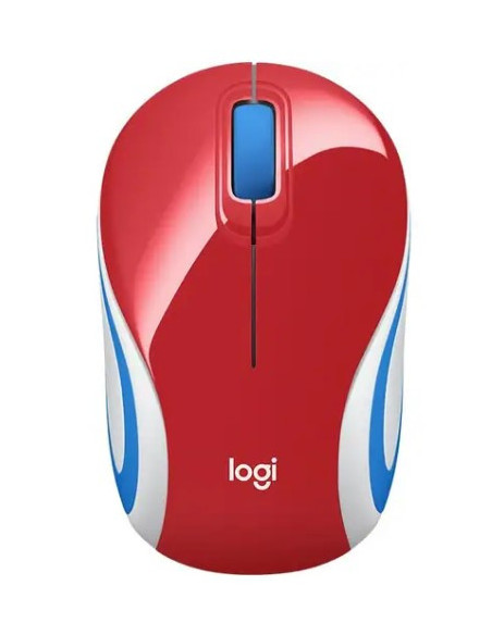 Mouse Wireless M187 Rosso