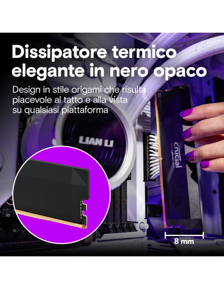 64GB (2x32GB) Pro 6400 MHz CL40 White XMP/EXPO