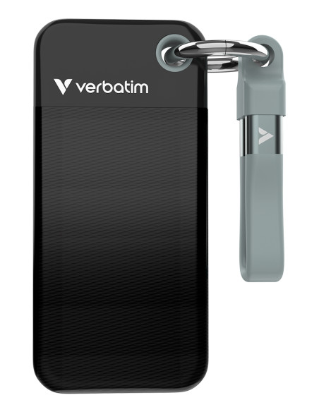 1TB Pocket USB Type-C 3.2 Gen 2 (3.1 Gen 2) Black, Grey