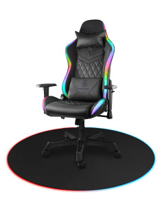 GAMING DFP430 RGB gaming floor mat, USB-C, 1100x1100x3mm, black/RGB 2
