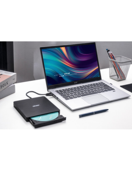 DVD Writer AXD001 optical disc drive DVD±RW Black USB Type A (3.0) and C port (3.0)