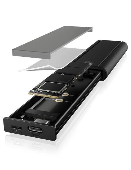 SSD enclosure Black M.2 IB-1807MT-C31