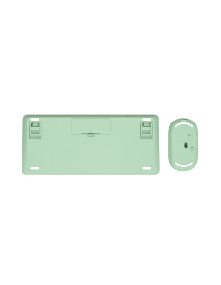 Lyra Keyboard Mouse included Universal RF Wireless + Bluetooth QWERTY Italian Green