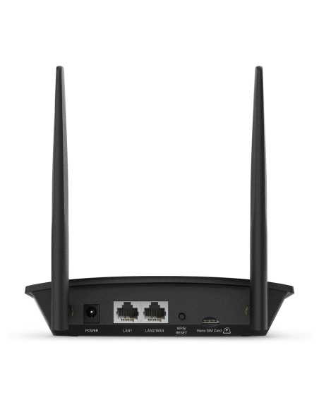 TL-MR100 wireless router Fast Ethernet Single-band (2.4 GHz) 4G Black