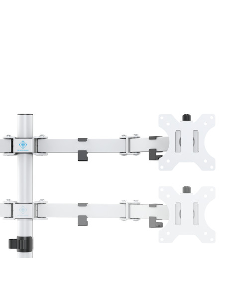Dual Monitor Desk Arm 13-32 inch screens White