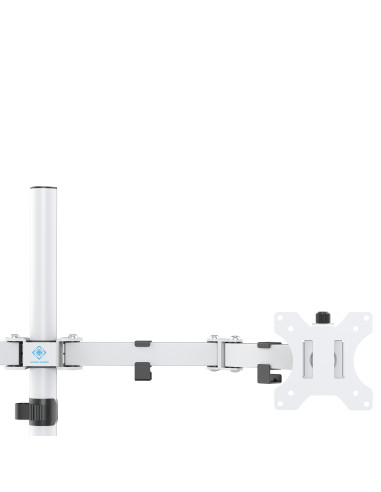 Dual Monitor Desk Arm 13-32 inch screens White