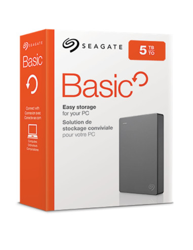5TB Extern Basic USB 3.0 black