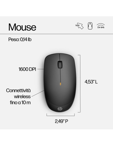 230 Kit Tastiera & Mouse Wireless