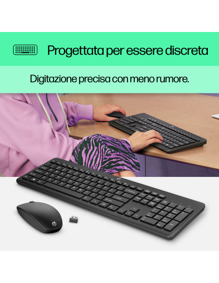 230 Kit Tastiera & Mouse Wireless