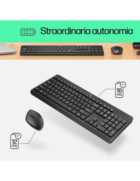 230 Kit Tastiera & Mouse Wireless