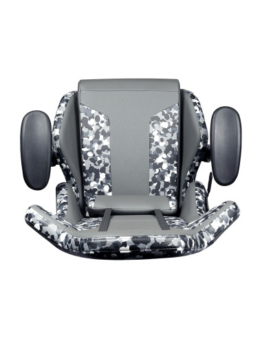 Caliber R1S CAMO Poltrona per gaming Seduta imbottita Nero, Grigio, Bianco