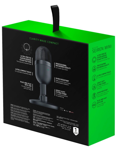 Seiren Mini USB Microfono a condensatore da streaming ultra-compatto