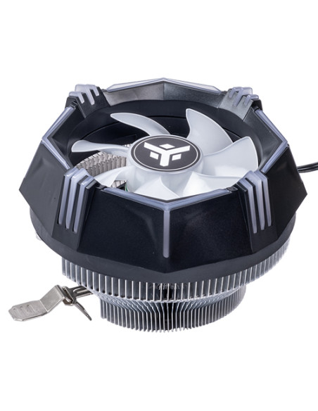 Dissipatore ad aria ICY-4LPR - Skt universale, 65W TDP, Low Profile, RGB Rainbow