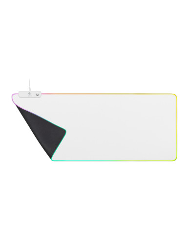 Gaming Mousepad White Line RGB, (900x360x4)mm, 13 Led Modes