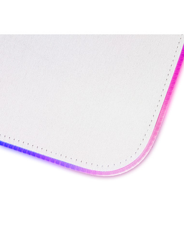 Gaming Mousepad White Line RGB, (900x360x4)mm, 13 Led Modes
