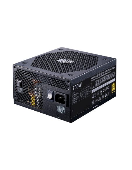 750W V750 Gold-V2 80+ Full-Modular Ventola FDB Silenziosa 135mm Modalità Semi-Fanless Black Edition